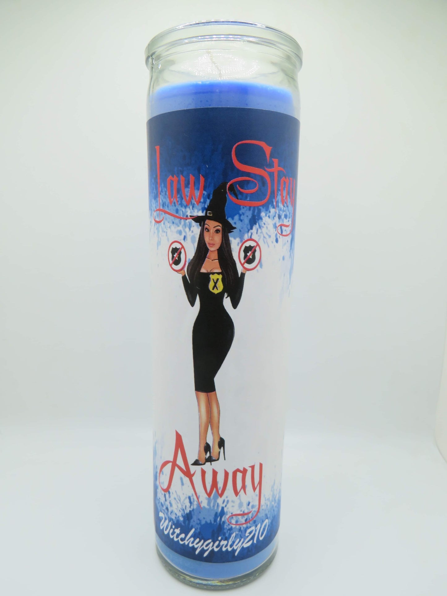 Law Stay Away Candle